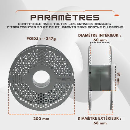 R3D - Lot de 16  MasterSpool Bobine Réutilisable (Reusable Spool) ♻️ Consignées
