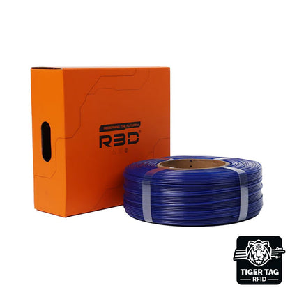 R3D - PETG High-Speed - Bleu Foncé (Dark Blue) - 1,75 mm - 1 kg Refill avec RIFD TigerTag