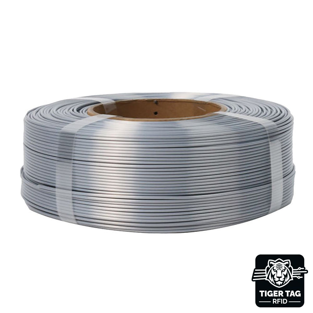 R3D - PLA High-Speed - Argent Soie (Silk Silver) - 1,75 mm - 1 kg Refill avec RFID TigerTag