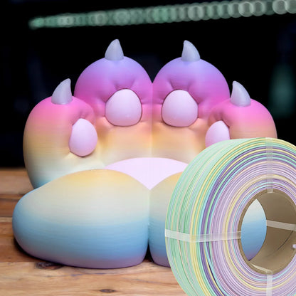 Panchroma PLA Dégradé - Pastel Arc-en-Ciel (Gradient Pastel Rainbow) - 1,75 mm - 1 kg - Refill