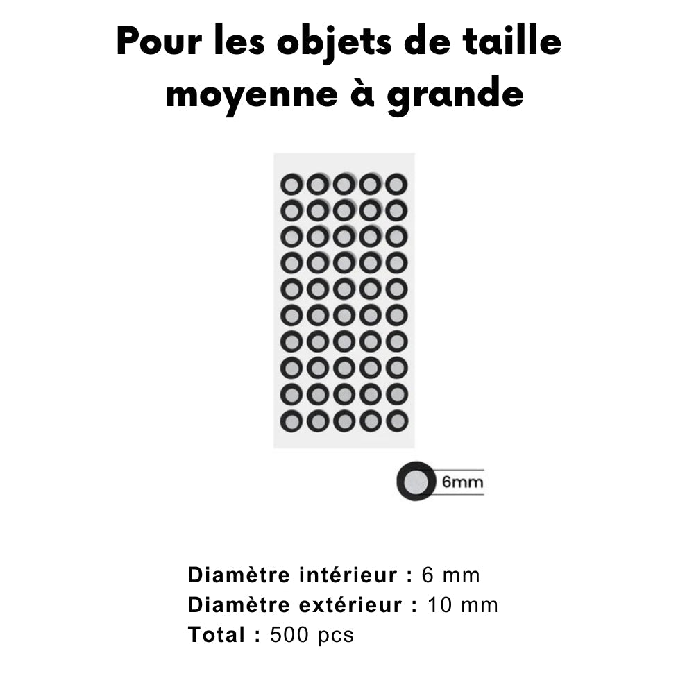 Revopoint - Marqueurs Hautement Réfléchissants - 6 mm - 500 pcs