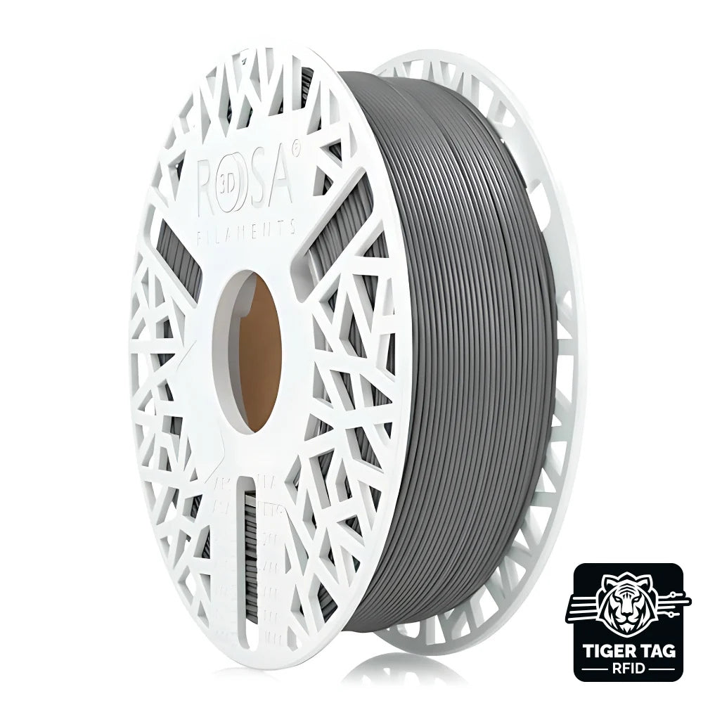 Rosa3D - HIPS High Impact HT - Gris (Gray) - 1,75 mm - 1 kg avec RFID TigerTag