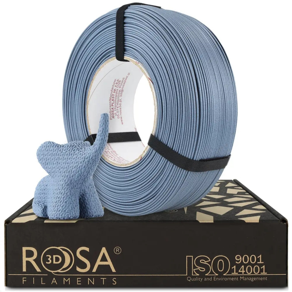 Rosa3D - PLA-CF - Bleu Jean Mat (Matt Blue Jeans) - 1,75 mm - 1 kg Refill