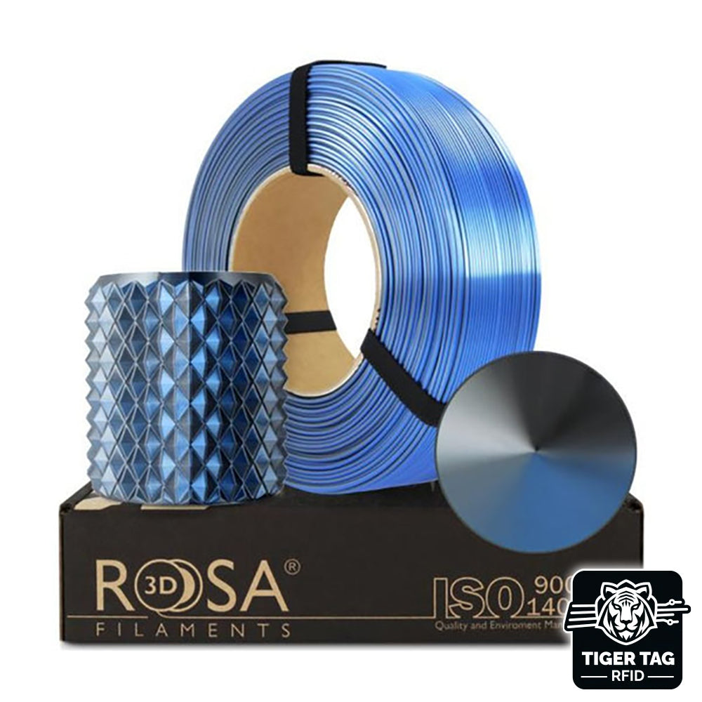 Rosa3D - PLA Magic Silk - Tempête (Storm Shadow) - 1,75 mm - 1 kg Refill avec RFID TigerTag