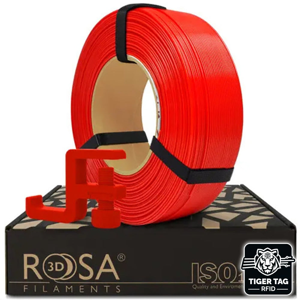 Rosa3D - PCTG - Rouge (Red) - 1,75 mm - 1 kg Refill avec RFID TigerTag