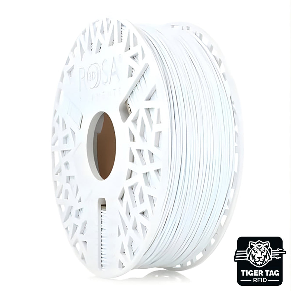 Rosa3D - ABS+ Matt Blanc (White) - 1,75 mm - 1 kg avec RFID TigerTag