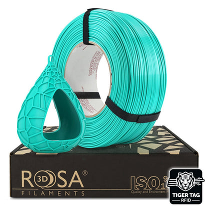 Rosa3D - PETG Standard HS - Menthe (Mint) - 1,75 mm - 1 kg Refill avec RFID Tiger Tag
