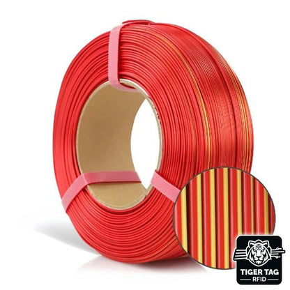 Rosa3D - PLA Magic Silk - Flamme (Fire) - 1,75 mm - 1 kg Refill avec RFID TigerTag