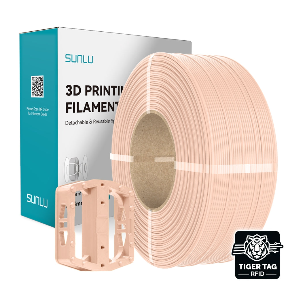 Sunlu - PETG - Beige - 1,75 mm - 1 kg - Refill avec RFID TigerTag