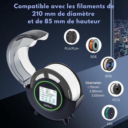 Sunlu - FilaDryer S2 - Boîte de Séchage pour Filament (Filament Dryer)