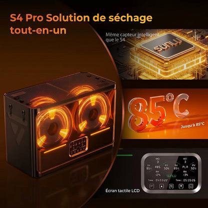 Sunlu - FilaDryer S4 Pro - Boîte de Séchage à Double Zone pour Filament (Filament Dryer)
