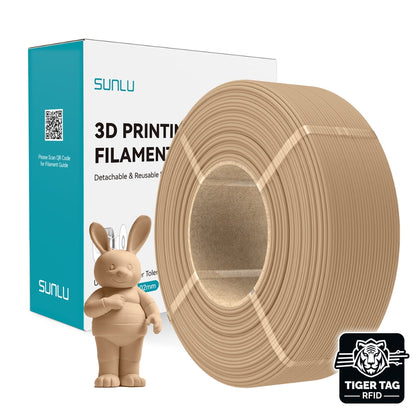 Sunlu - PLA Matte - Chêne (Oak) - 1,75 mm - 1 kg - Refill avec RFID TigerTag