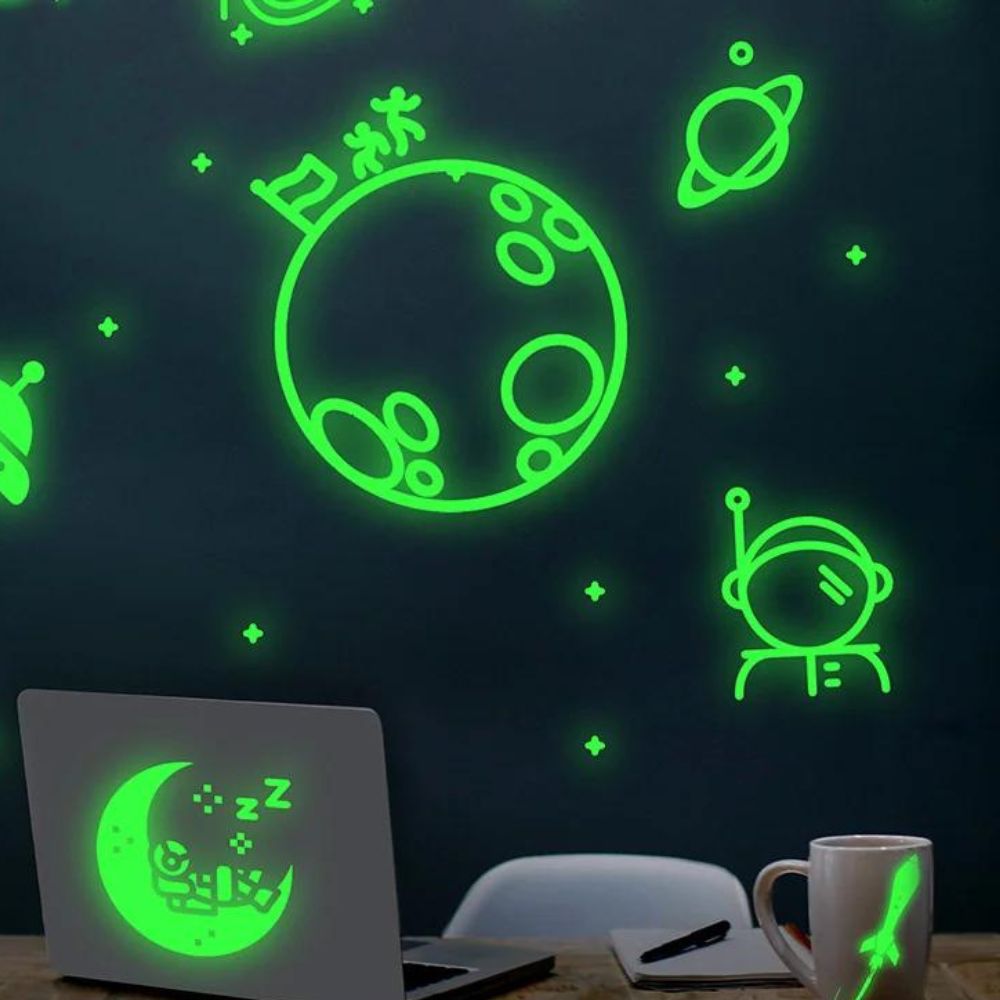 TeckWrapCraft - Glow in the Dark - Vinyle Adhésif Phosphorescent