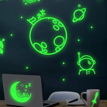 TeckWrapCraft - Glow in the Dark - Vinyle Adhésif Phosphorescent