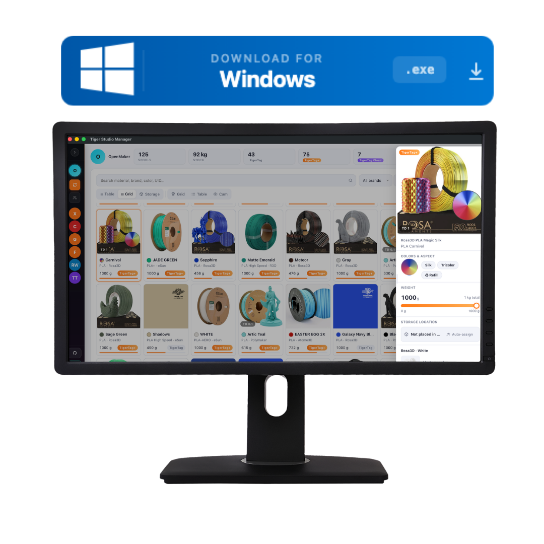 Tiger Studio Manager pour Windows