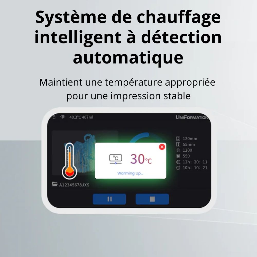 UniFormation - GK3 Ultra - Imprimante LCD 16K extra large