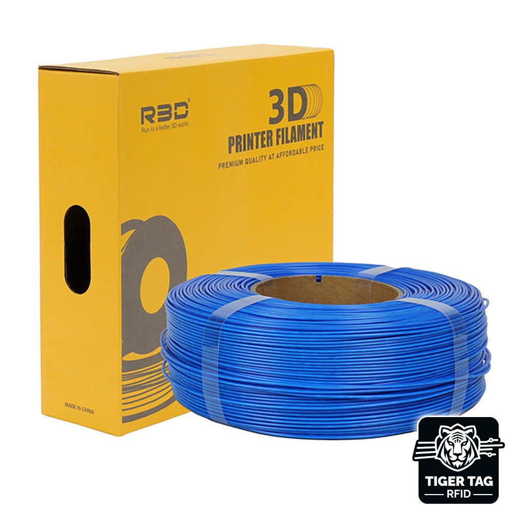 R3D - ABS+ - Bleu Foncé (Dark Blue) - 1,75 mm - 1 kg Refill avec RFID TigerTag