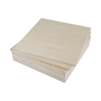 Creality - 10 Plaques de Contreplaqué de Tilleul (Basswood Sheets) - 20 x 20 cm - 3 mm