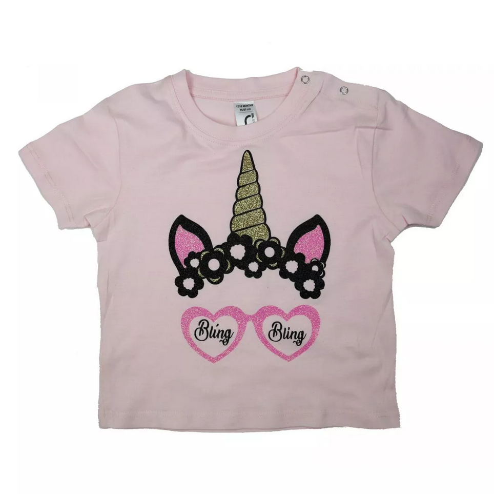 exemple de flocage flex de chez Chemica modele pailleté Bling Bling Star