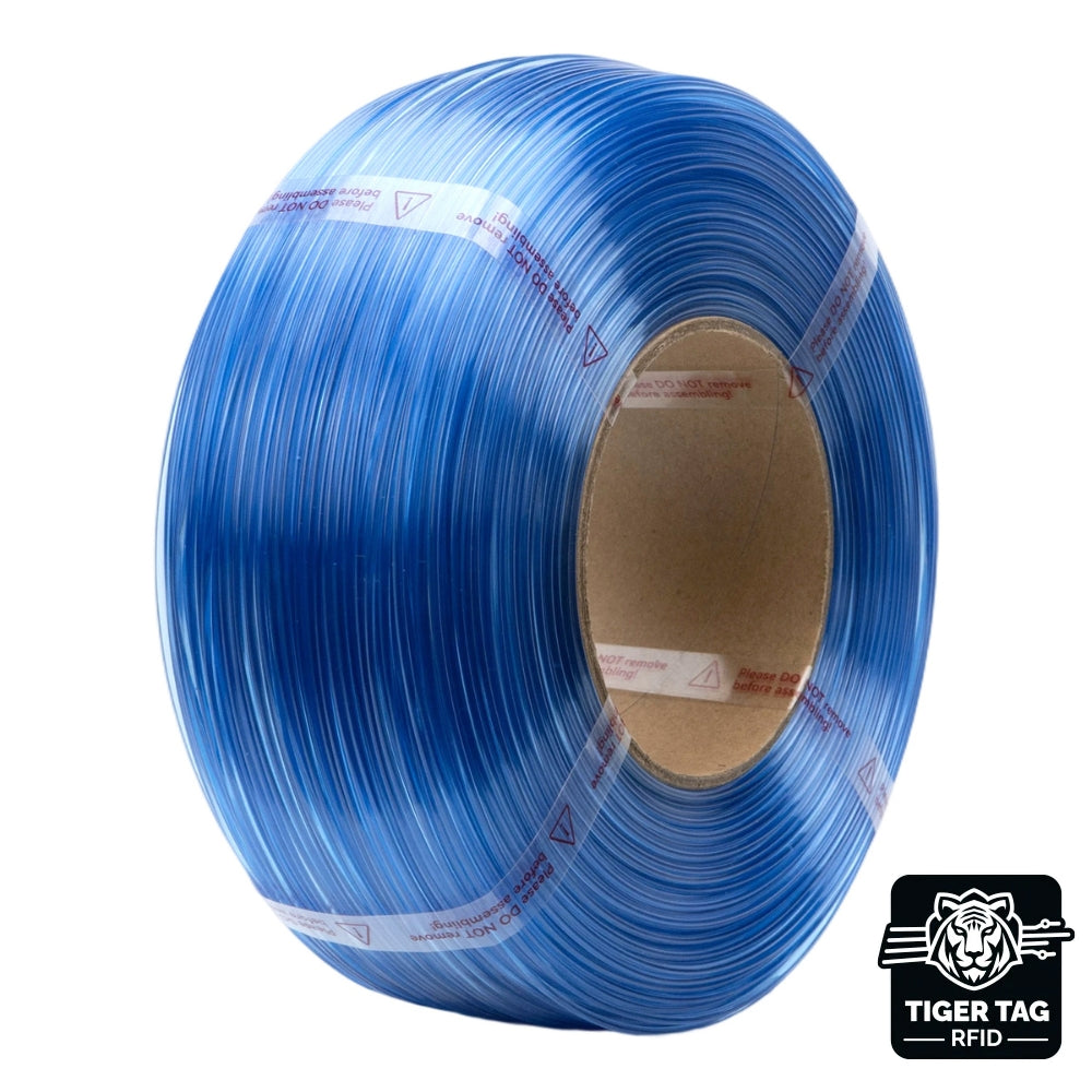 eSun - PETG Basic - Bleu Translucide (Translucent Light Blue) - 1,75 mm - 1 kg Refill RFID TigerTag