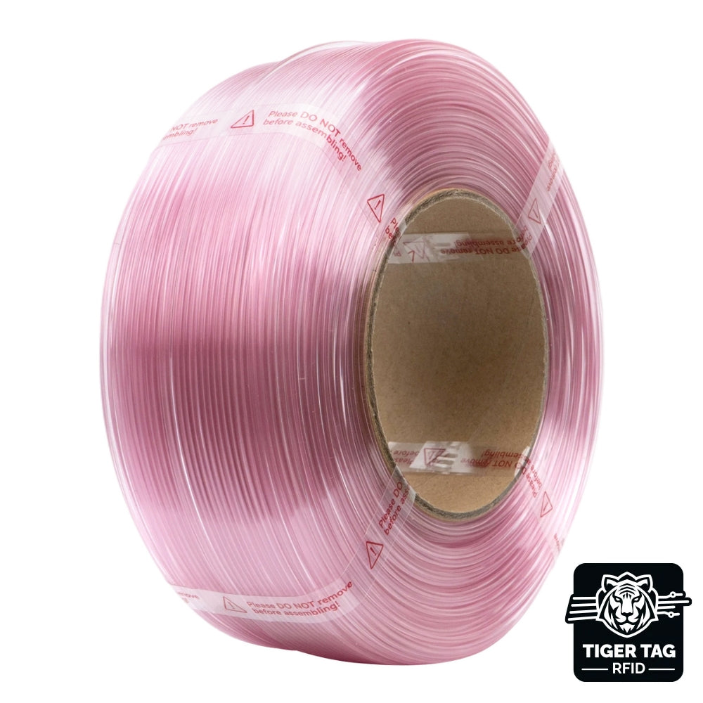 eSun - PETG Basic - Rose Clair (Translucent Light Pink) - 1,75 mm - 1 kg Refill RFID TigerTag