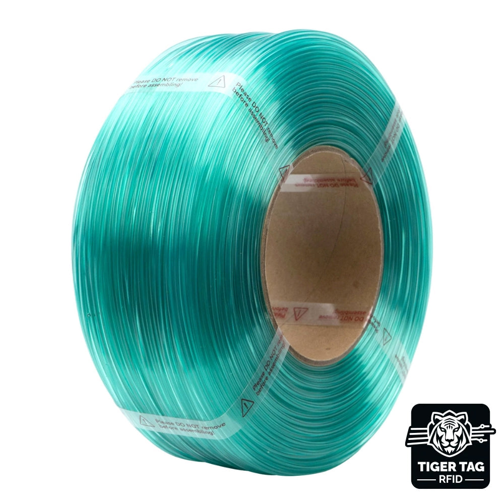 eSun - PETG Basic - Vert Clair (Translucent Light Green) - 1,75 mm - 1 kg Refill RFID TigerTag
