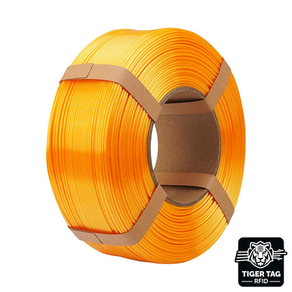 eSun - PLA-Silk - Jaune Foncé (Dark Yellow) - 1,75 mm - 1kg Refill avec RFID TigerTag