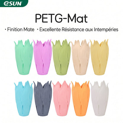 eSun - PETG-Matte - Marron Terre (Earth Brown) - 1,75 mm - 1 kg Refill avec RFID TigerTag