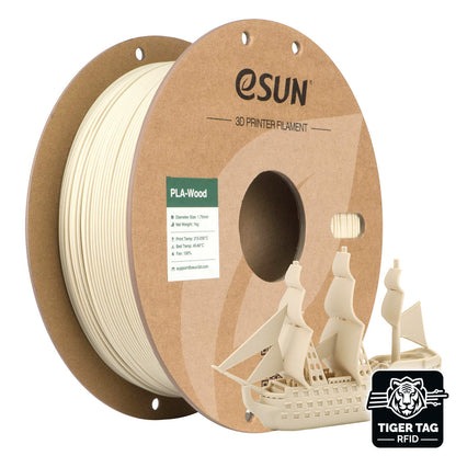 eSun - PLA Wood - Bouleau (Birch) - 1.75mm - 1 kg