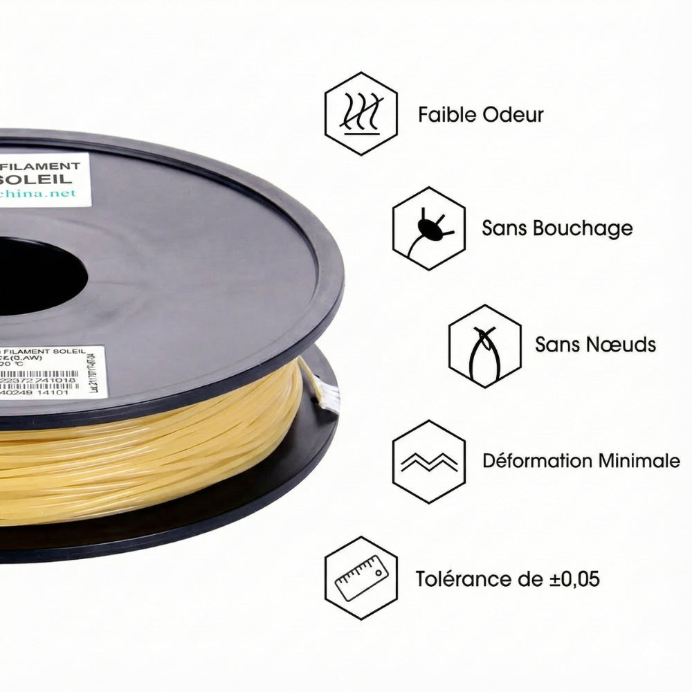 eSun - PVA - Jaune (Yellow) - 1,75 mm - 500 g