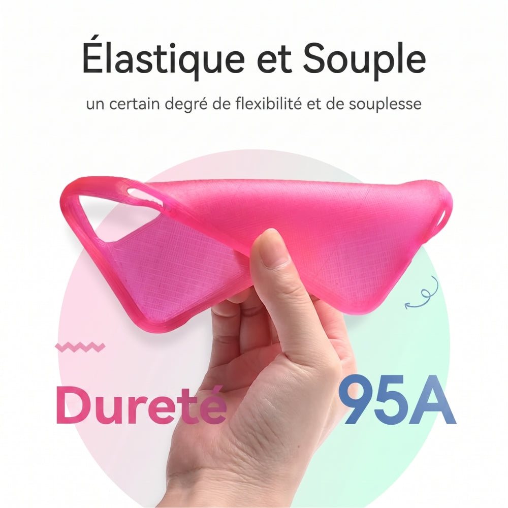eSun - TPU-95A - Jaune (Yellow) - 1,75 mm - 1 kg avec RFID TigerTag