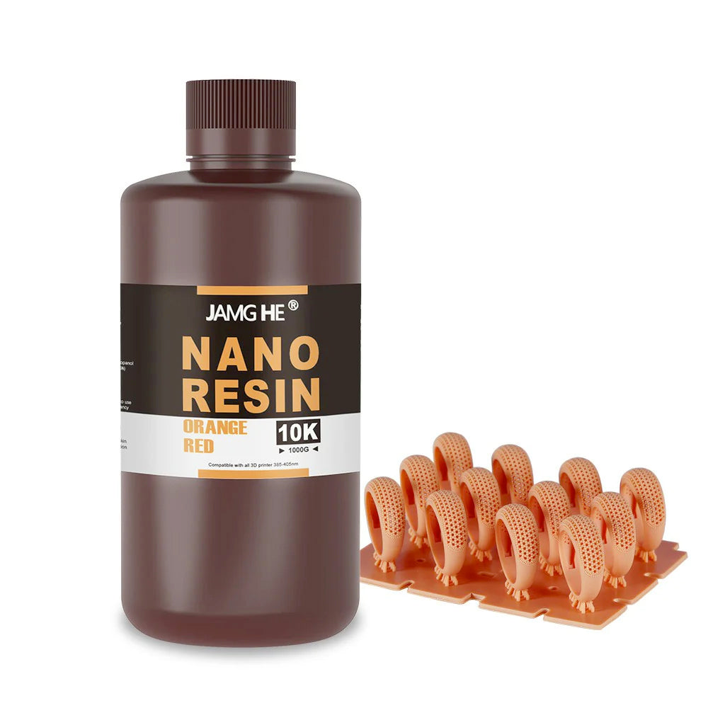 Bouteille de Résine Nano 10K de Jamg He et un print bague