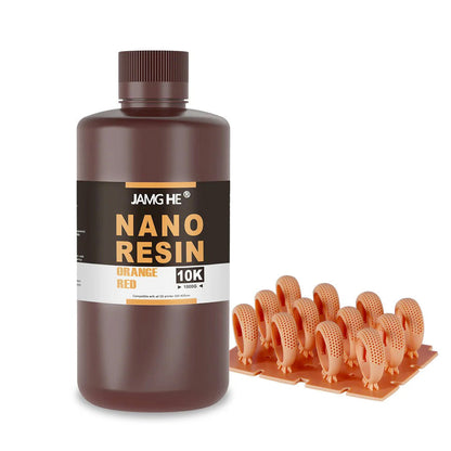 Bouteille de Résine Nano 10K de Jamg He et un print bague