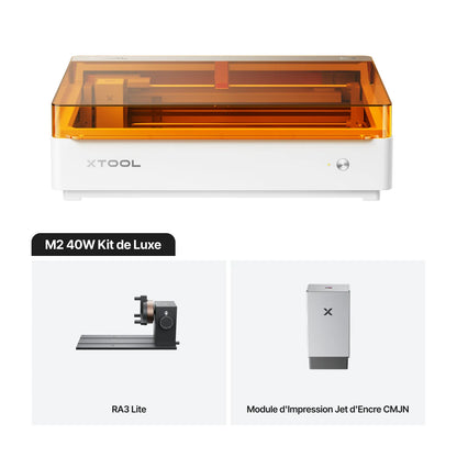 xTool - M2 40W - Kit de Luxe (Deluxe Bundle)