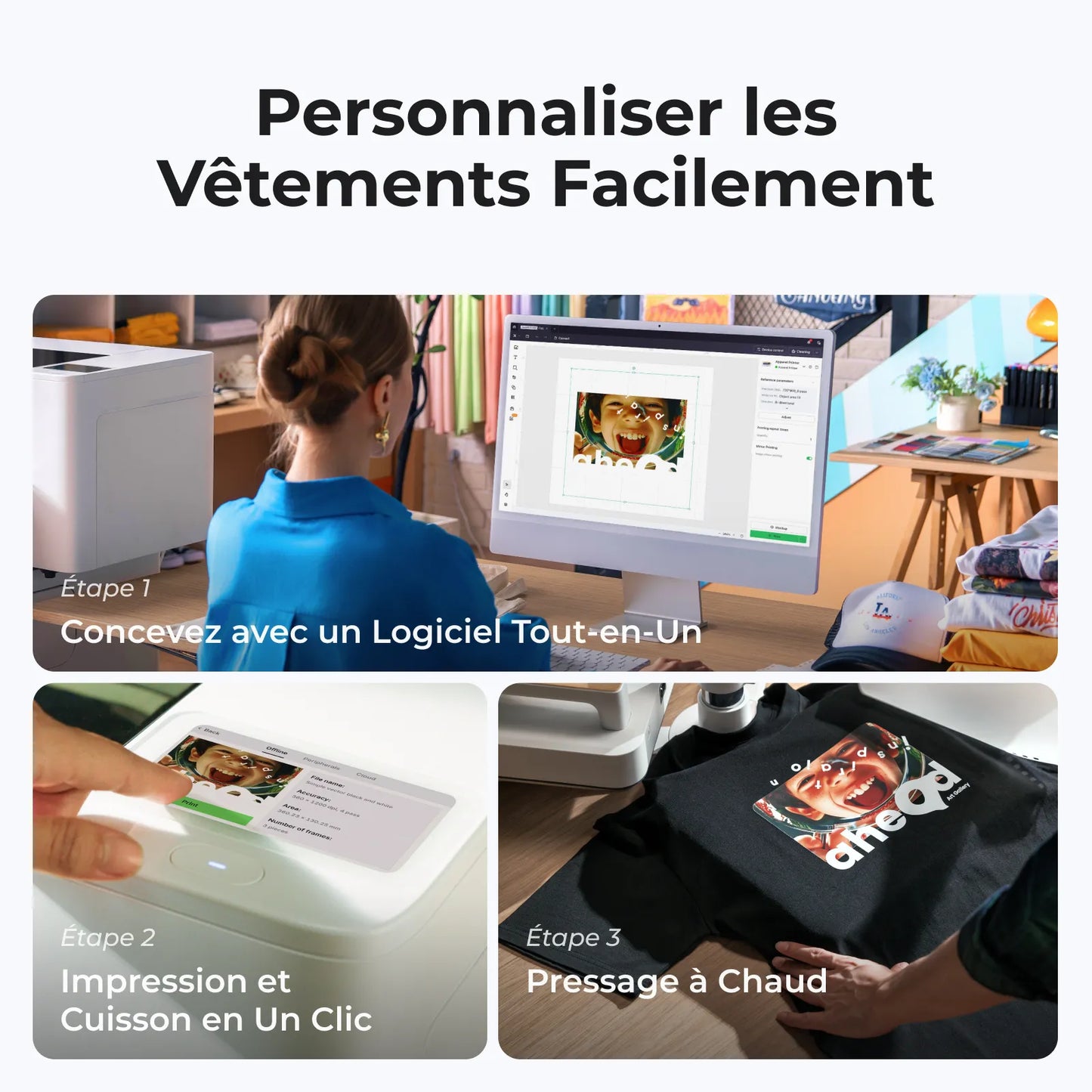 Pack Complet xTool Apparel Printer avec SafetyPro AP2 (Apparel Printer All-in-1 Bundle)