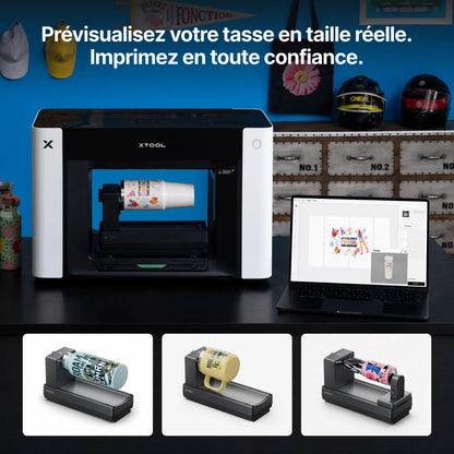 xTool - O1 Omni Printer Standard - Simple Tête UV (Single UV) - Imprimante UV 4-en-1