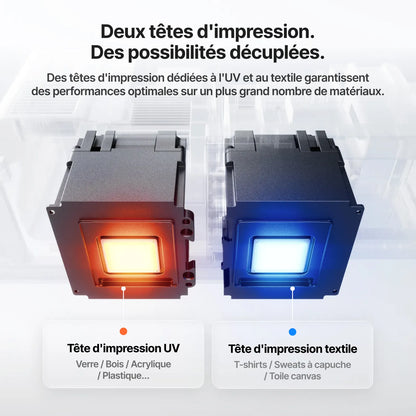 xTool - O1 Omni Printer - Pack Rotatif UV Double (Dual UV Rotary Bundle)