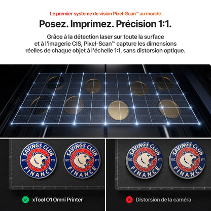 xTool - O1 Omni Printer Standard - Double Tête DT + UV (UV&DTG Printer) - Imprimante UV 4-en-1