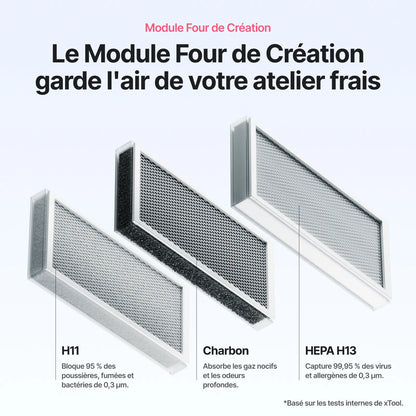 xTool - WonderPress - Presse à Chaud + Module Four de Création (Heat Press + Craft Oven Module)