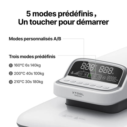 xTool - HP2 - Presse à Chaud Automatique - 38 × 38 cm