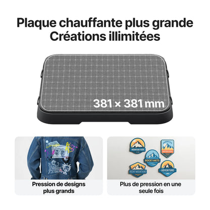 xTool - HP2 - Presse à Chaud Automatique - 38 × 38 cm