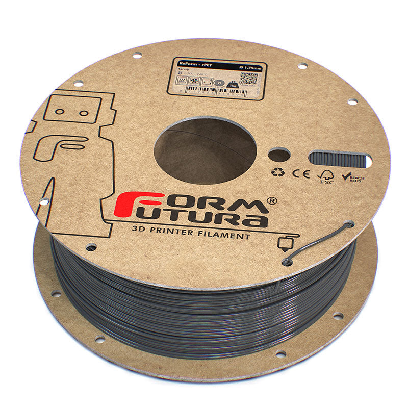FormFutura - ReForm rPET (PETg recycled) - Gris (Grey) - 1.75 mm - 1 kg