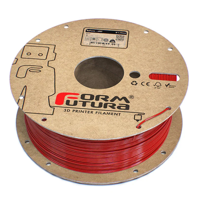 FormFutura - ReForm rPET (PETg recycled) - Red - 1.75 mm - 1 kg