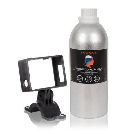 Liqcreate - Stone Coal Black (Noir) - 1kg, resines UV, LIQCREATE