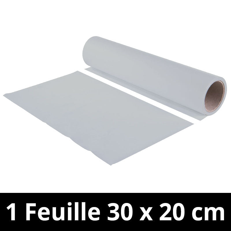 Chemica - Upperflock - Gris (Grey) - Feuille 30 cm x 20 cm