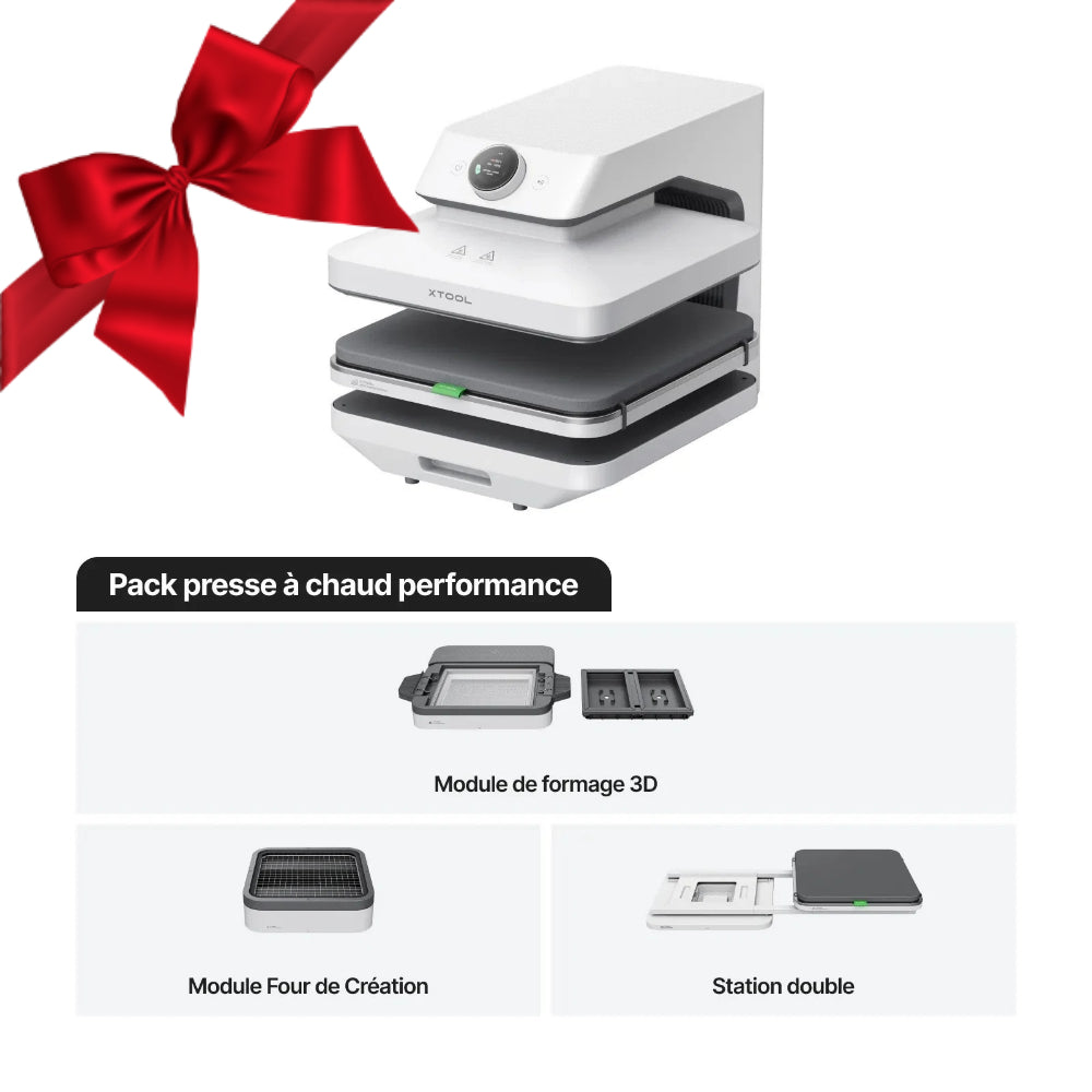 xTool - WonderPress - Pack Presse à Chaud Performance (Efficiency Boost Deluxe Bundle)