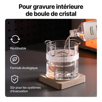 xTool - Support de Gravure Interne pour Boule de Cristal (Crystal Ball Inner Engraving Fixture)